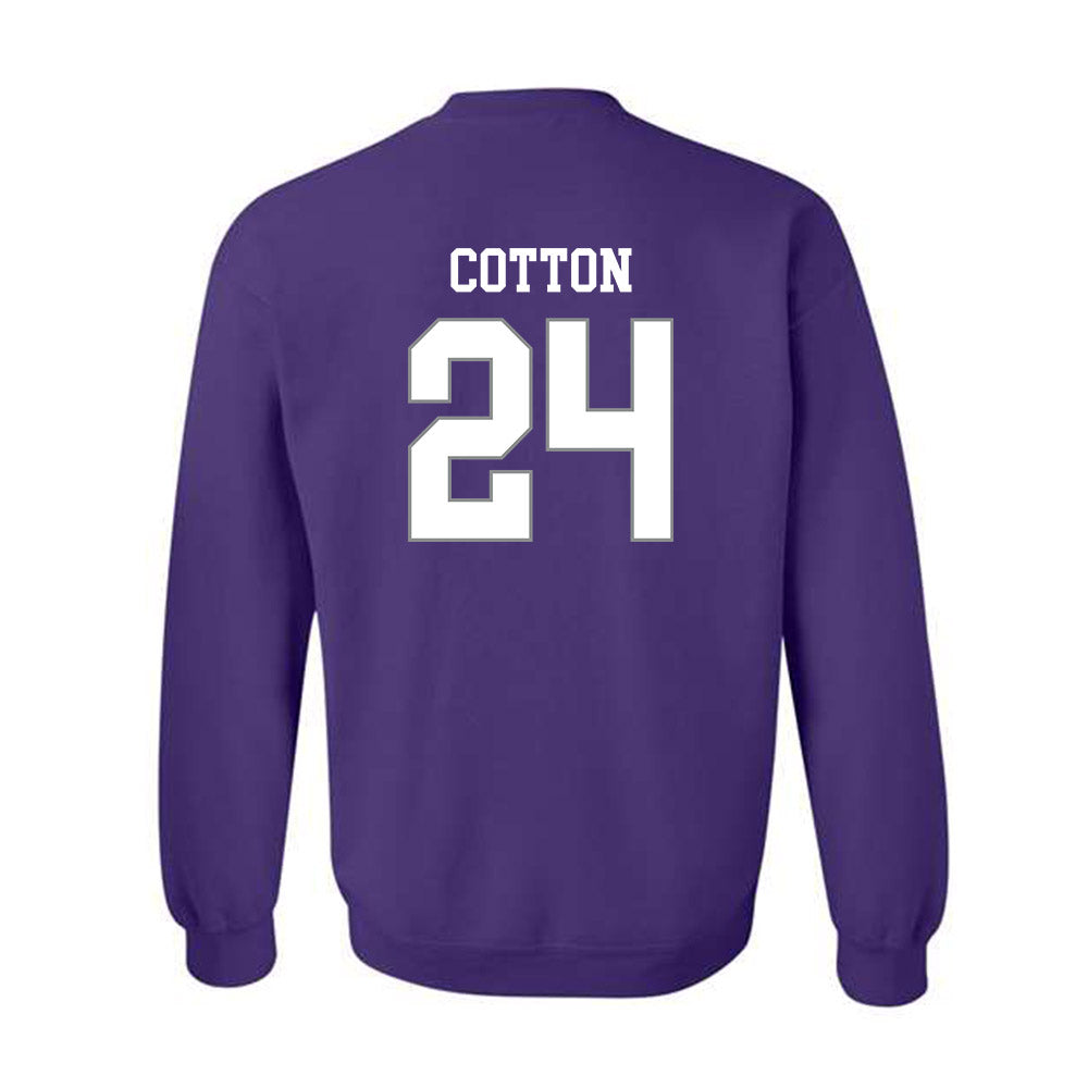 Kansas State - NCAA Women's Basketball : Jenessa Cotton - Classic Shersey Crewneck Sweatshirt-1