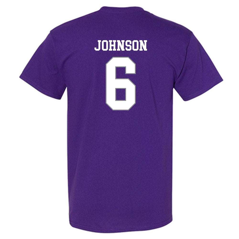 Kansas State - NCAA Men's Basketball : Marcus Johnson - Classic Shersey T-Shirt-1