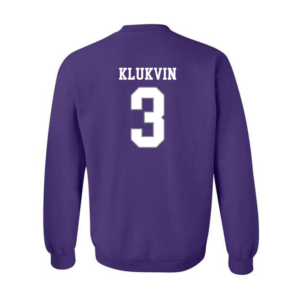 Kansas State - NCAA Women's Volleyball : Alex Klukvin - Classic Shersey Crewneck Sweatshirt-1