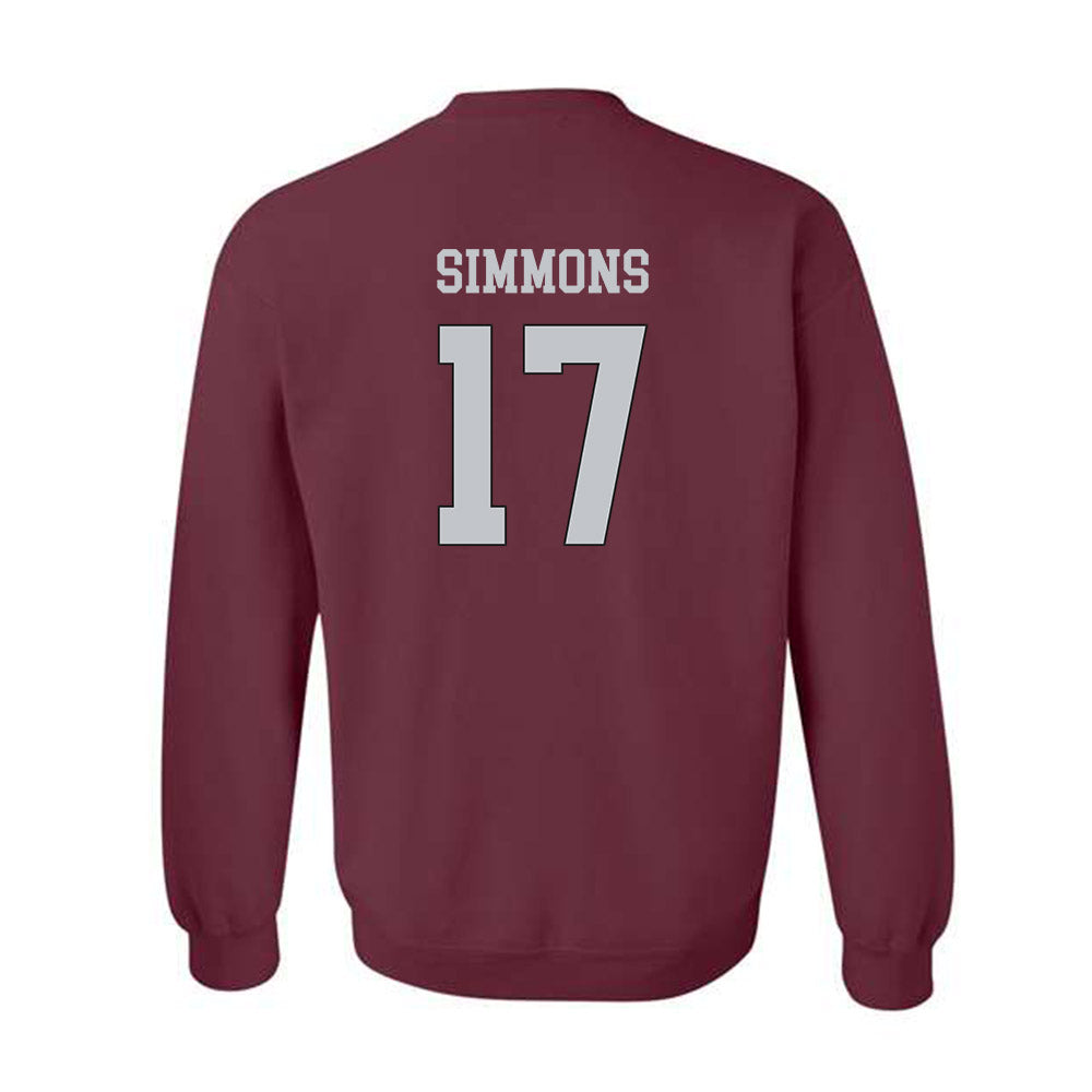 Mississippi State - NCAA Baseball : Stone Simmons - Classic Shersey Crewneck Sweatshirt-1