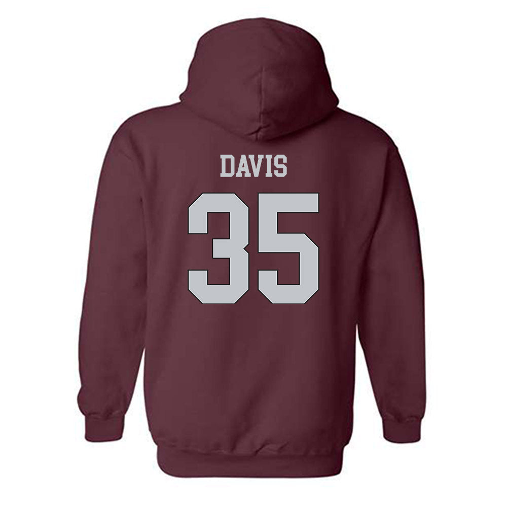 Mississippi State - NCAA Baseball : Ben Davis - Classic Shersey Hooded Sweatshirt-1