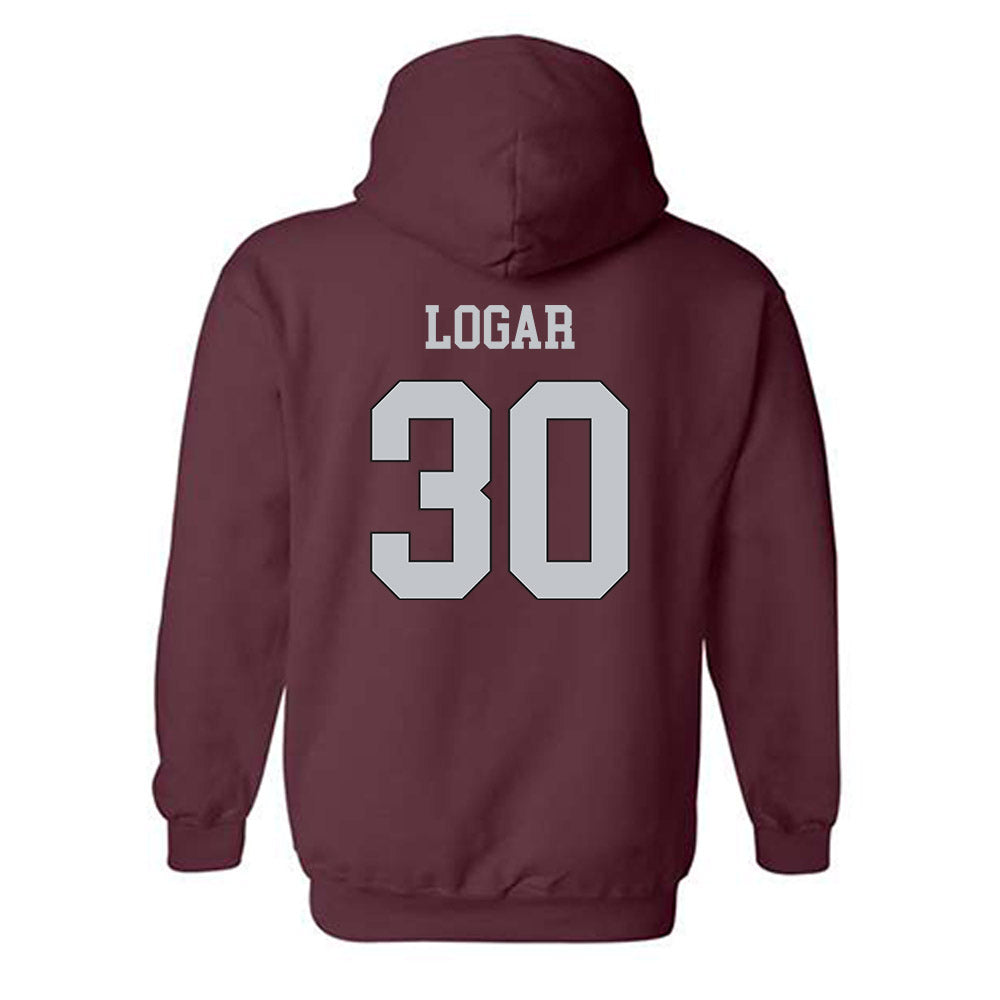 Mississippi State - NCAA Baseball : Jackson Logar - Classic Shersey Hooded Sweatshirt-1