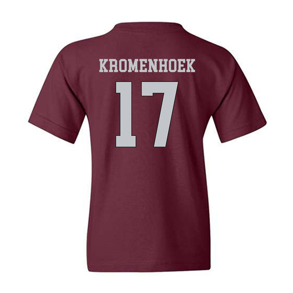 Mississippi State - NCAA Football : Luke Kromenhoek - Sports Shersey Youth T-Shirt-1