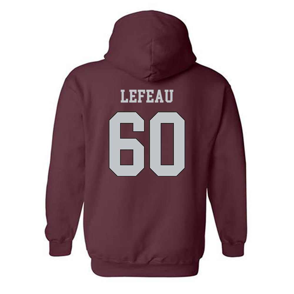 Mississippi State - NCAA Football : Matthew Lefeau - Sports Shersey Hooded Sweatshirt-1