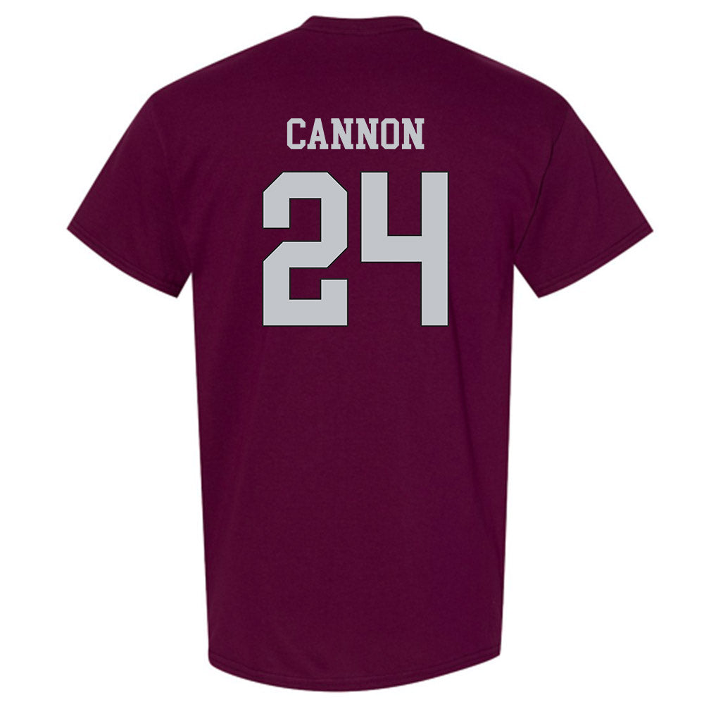 Mississippi State - NCAA Football : Elijah Cannon - Sports Shersey T-Shirt-1