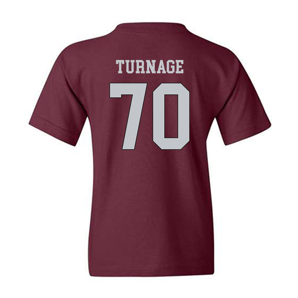 Mississippi State - NCAA Football : Breyden Turnage - Sports Shersey Youth T-Shirt-1