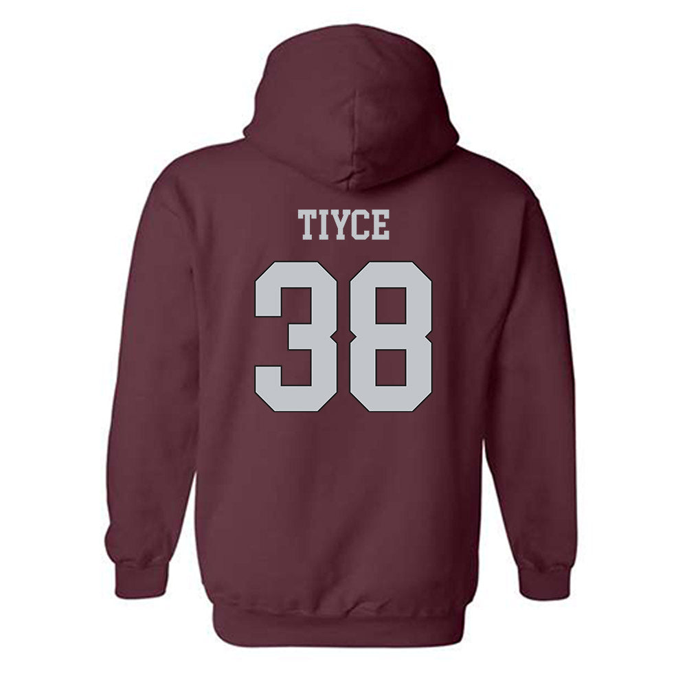 Mississippi State - NCAA Football : Nathan Tiyce - Sports Shersey Hooded Sweatshirt-1