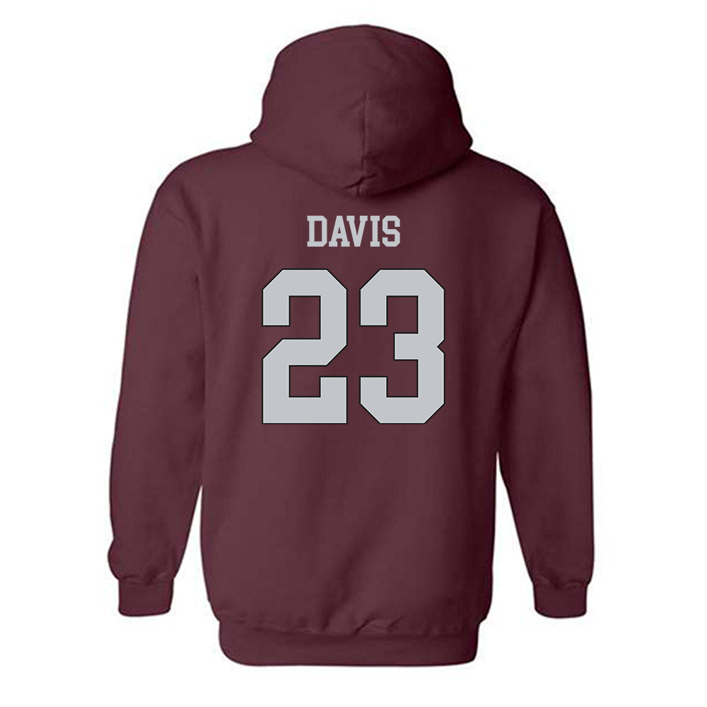 Mississippi State - NCAA Football : SetH Davis - Sports Shersey Hooded Sweatshirt-1