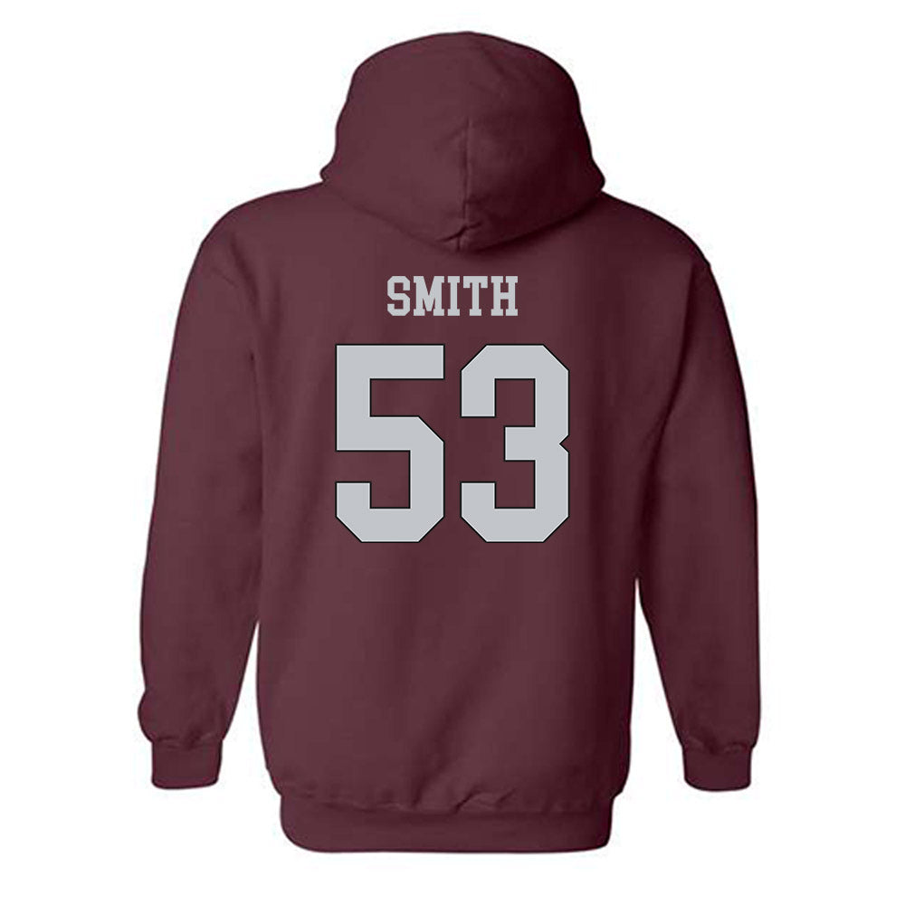 Mississippi State - NCAA Football : Brennan Smith - Sports Shersey Hooded Sweatshirt-1