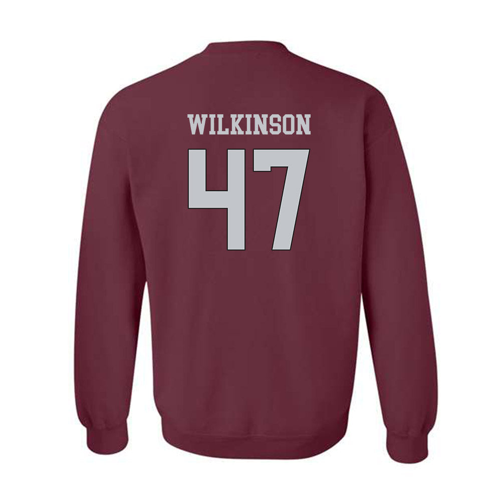 Mississippi State - NCAA Football : William Wilkinson - Sports Shersey Crewneck Sweatshirt-1