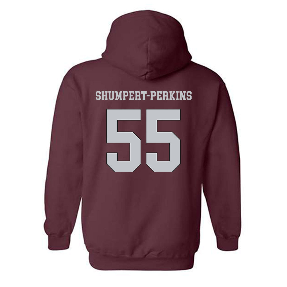 Mississippi State - NCAA Football : Jakheem Shumpert-Perkins - Sports Shersey Hooded Sweatshirt-1