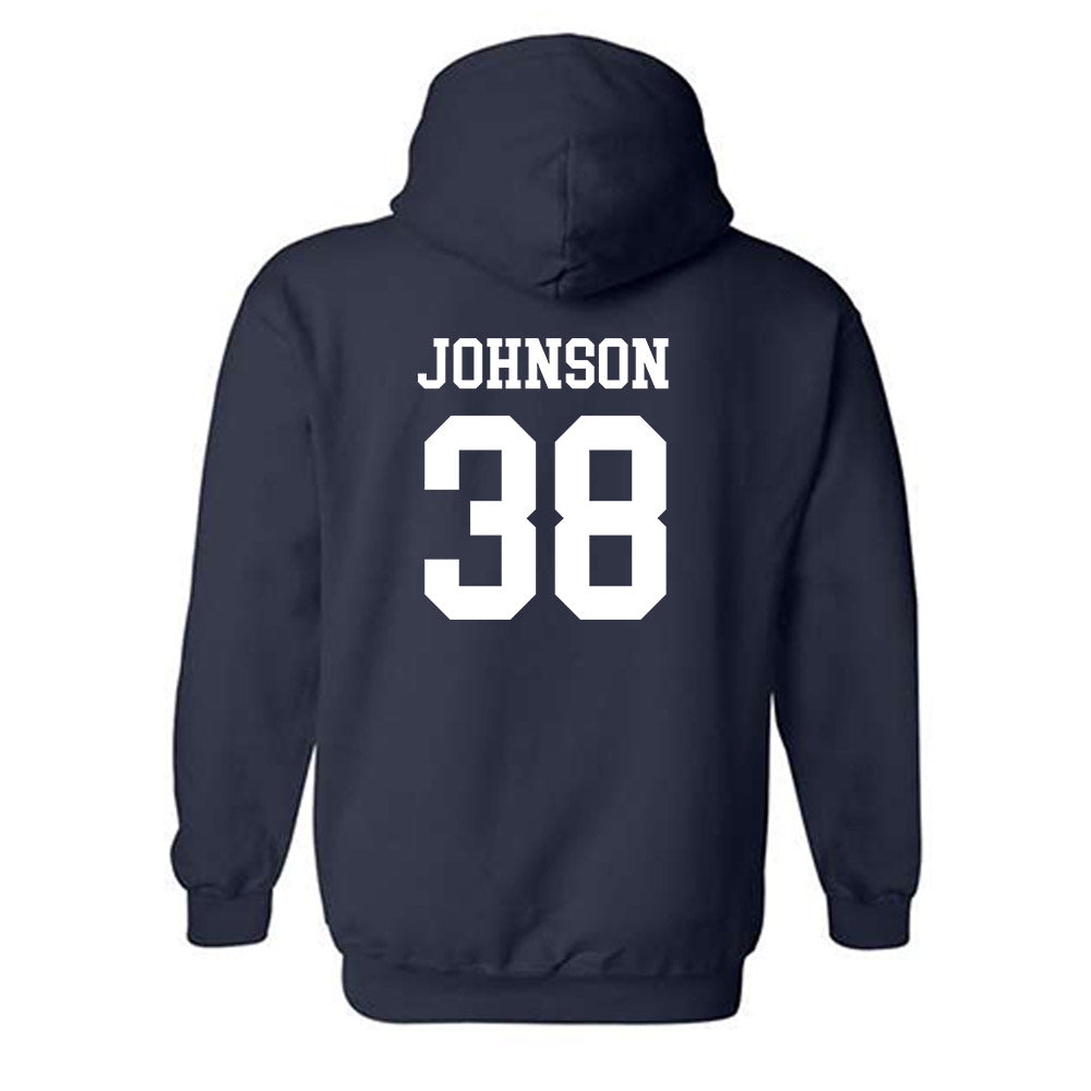Oral Roberts - NCAA Baseball : Comner Johnson - Classic Shersey Hooded Sweatshirt-1