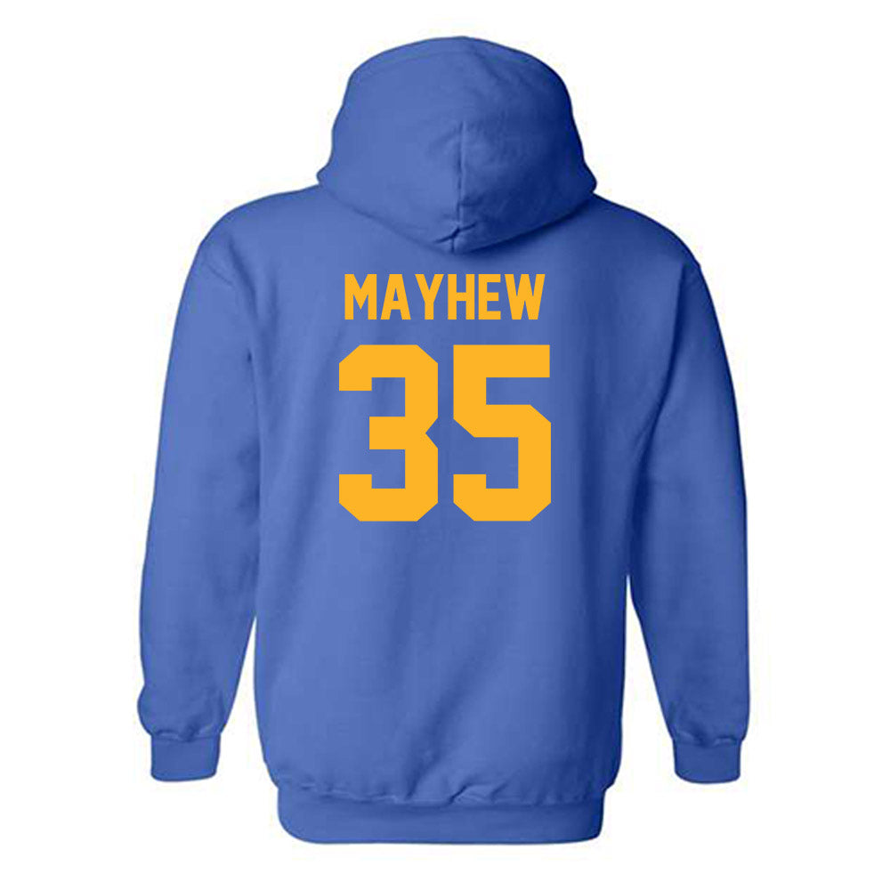 Pittsburgh - NCAA Men's Basketball : Benjamin Mayhew - Classic Shersey Hooded Sweatshirt-1
