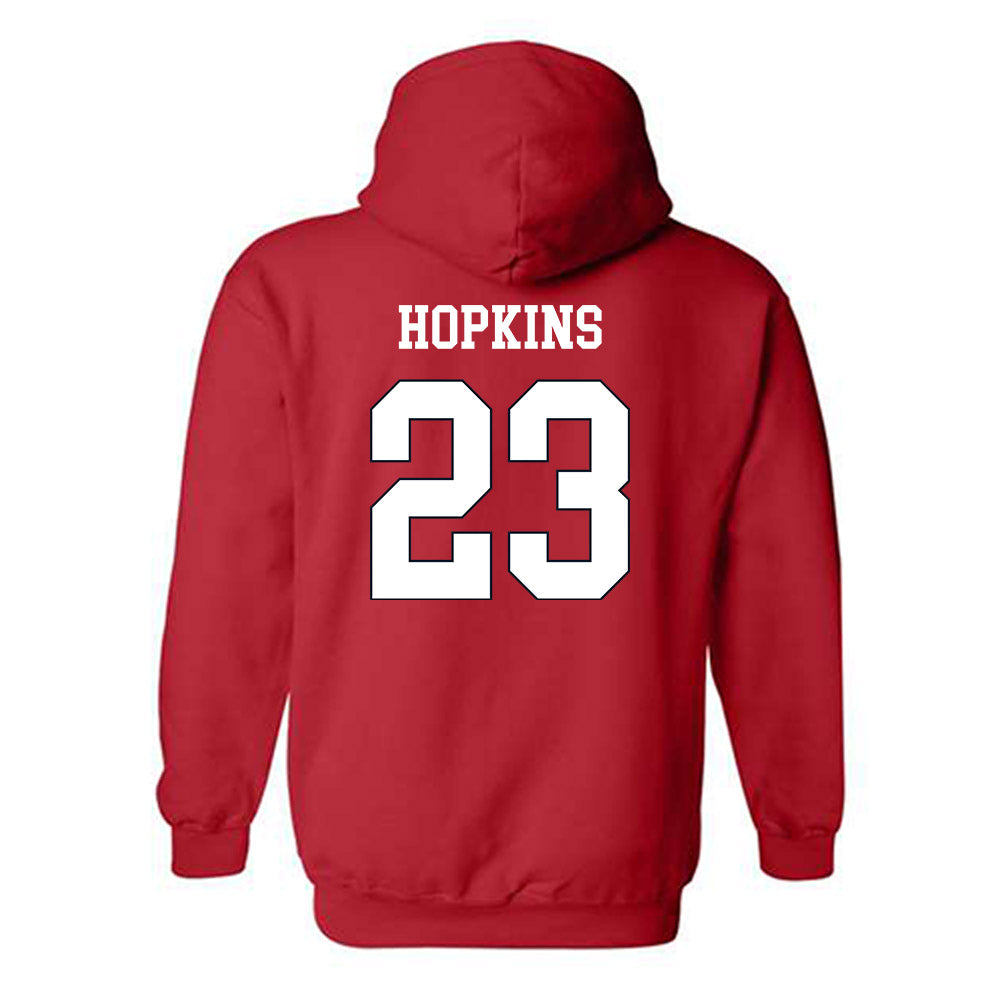 St. Johns - NCAA Men's Basketball : Bryce Hopkins - Classic Shersey Hooded Sweatshirt-1