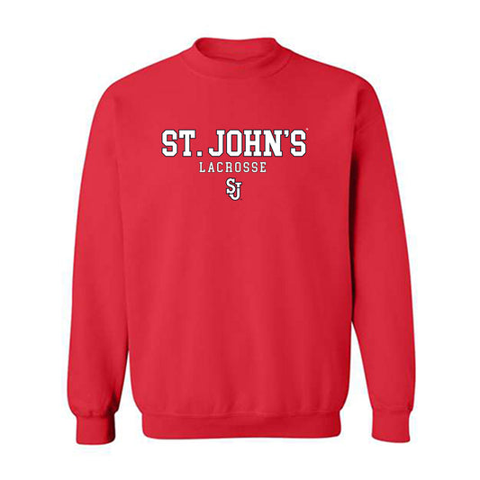 St. Johns - NCAA Men's Lacrosse : Jordan Hayes - Crewneck Sweatshirt Classic Shersey