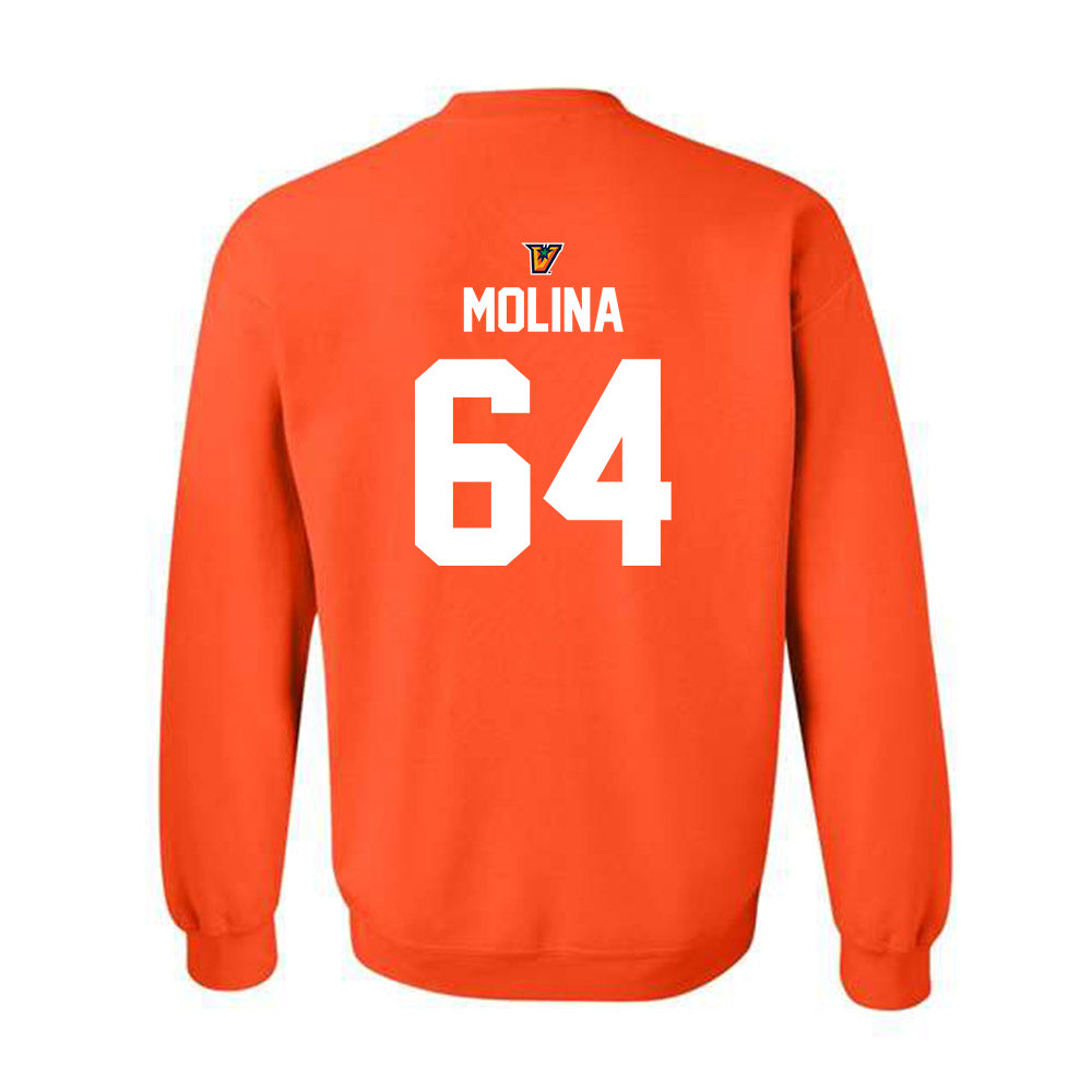 UTRGV - NCAA Football : Cole Molina - Classic Shersey Crewneck Sweatshirt-1