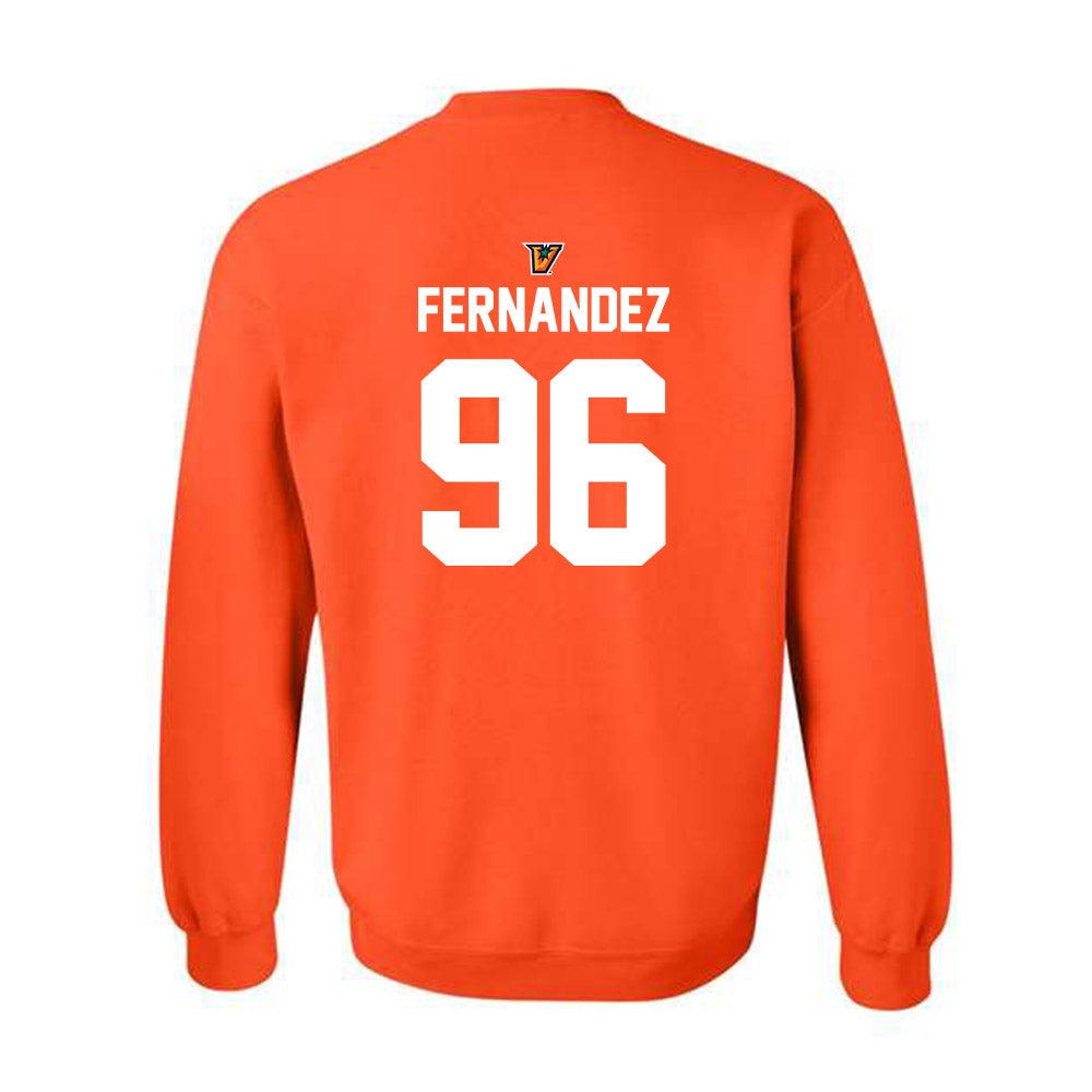 UTRGV - NCAA Football : Nicholas Fernandez - Classic Shersey Crewneck Sweatshirt-1
