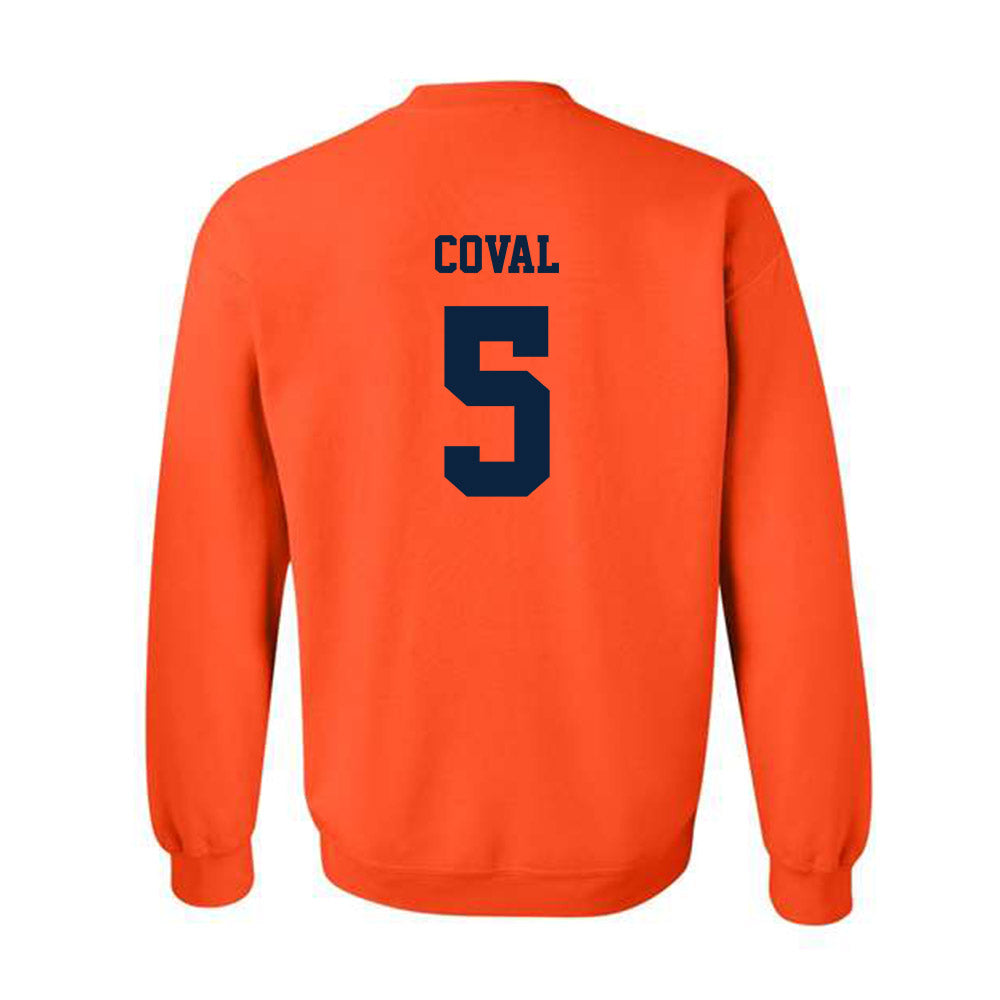 Syracuse - NCAA Women's Soccer : Julia Coval - Classic Shersey Crewneck Sweatshirt-1