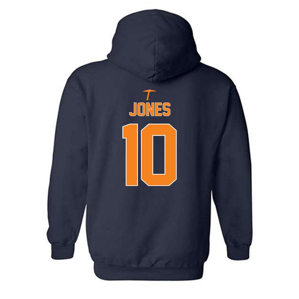 UTEP - NCAA Softball : Hannah Jones - Classic Shersey Hooded Sweatshirt-1