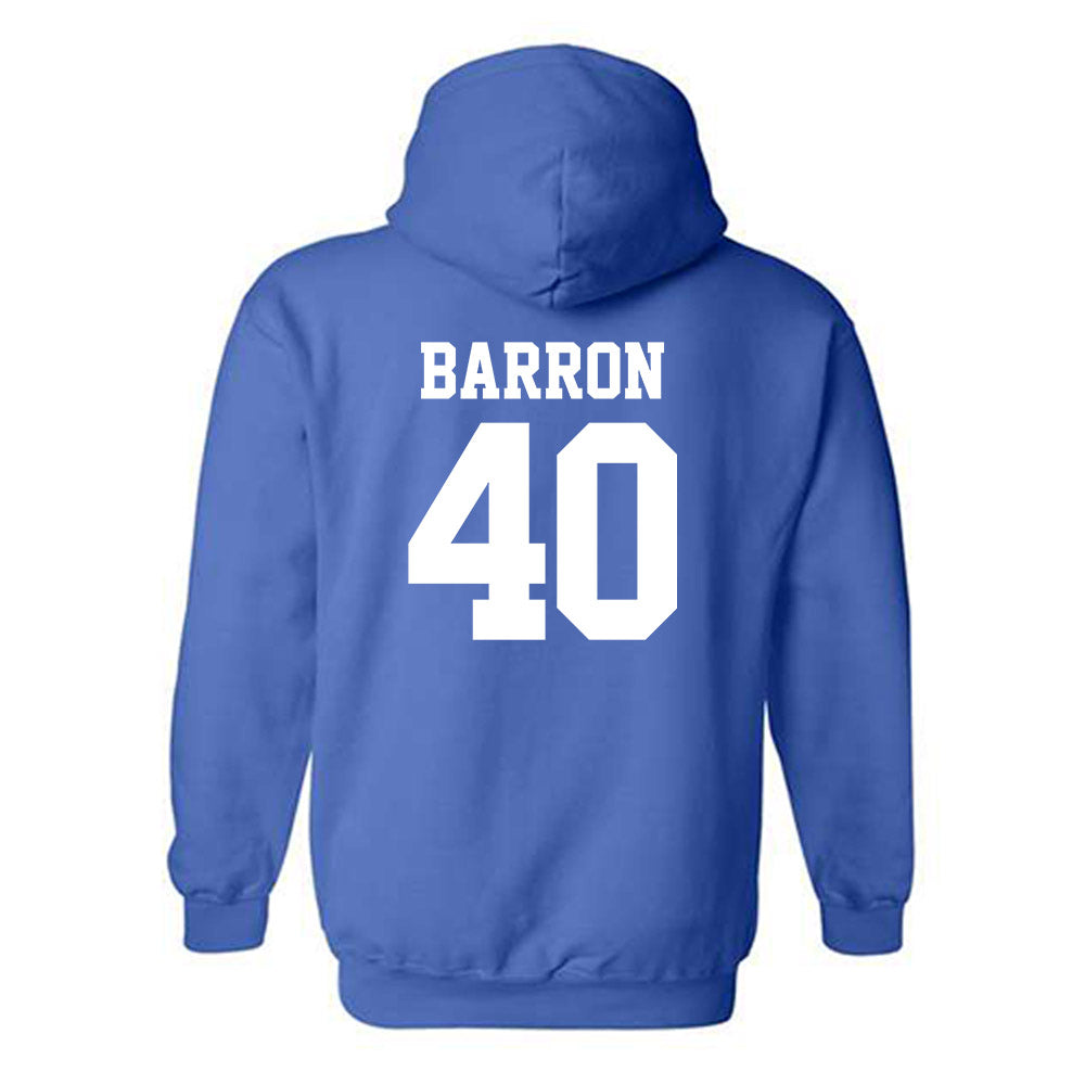 Texas Arlington - NCAA Baseball : Aeden Barron - Classic Shersey Hooded Sweatshirt-1