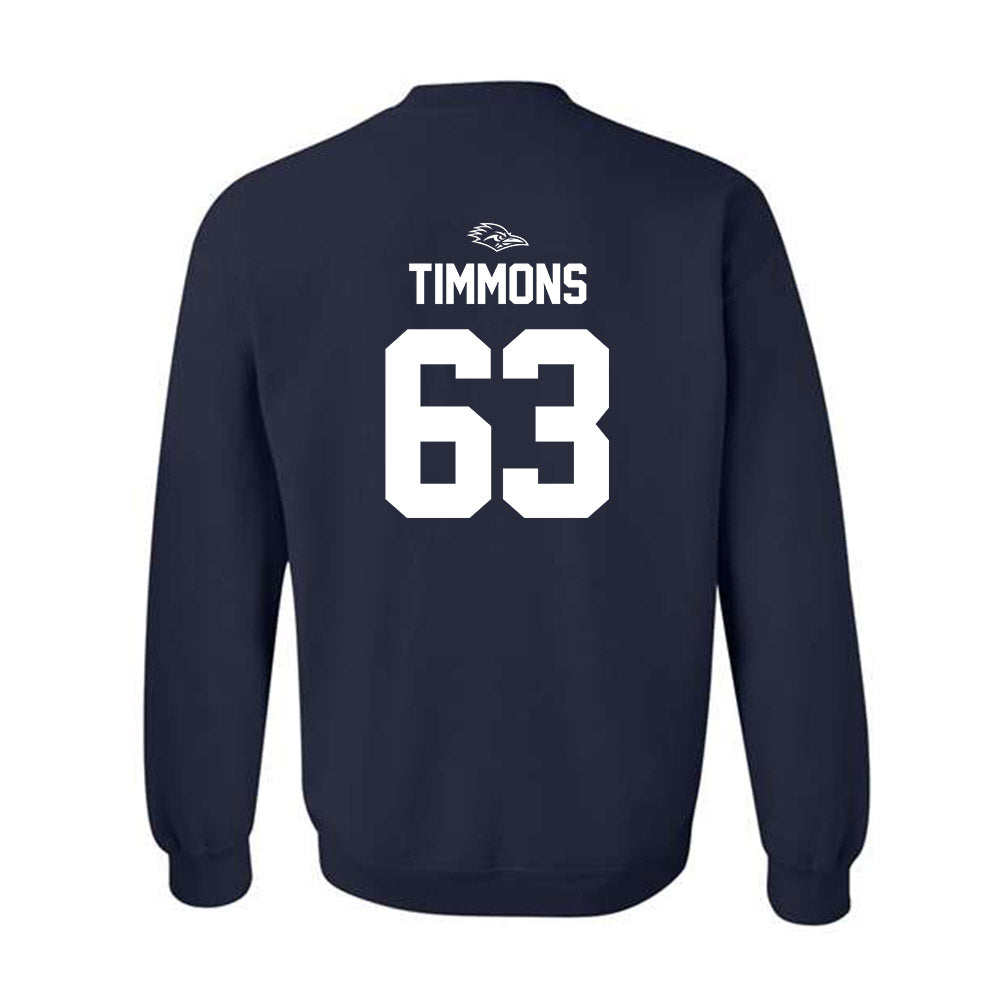 UTSA - NCAA Football : Trevor Timmons - Classic Shersey Crewneck Sweatshirt-1