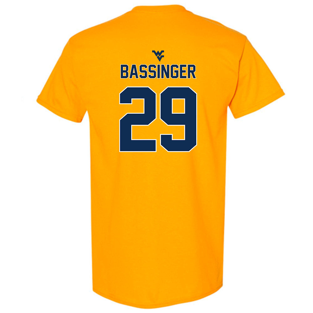West Virginia - NCAA Baseball : Reese Bassinger - Classic Shersey T-Shirt-1
