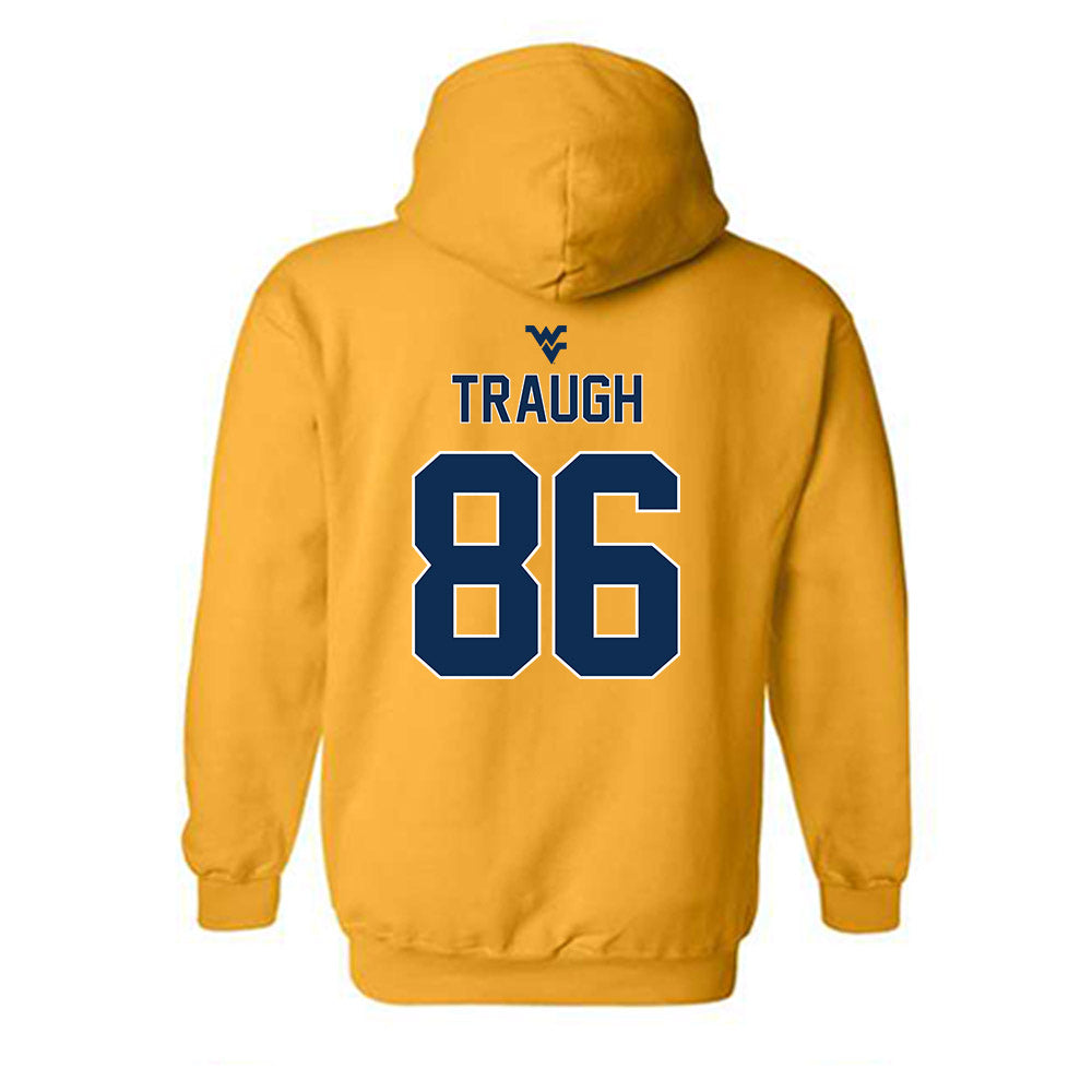 West Virginia - NCAA Football : Cyrus Traugh - Classic Shersey Hooded Sweatshirt-1