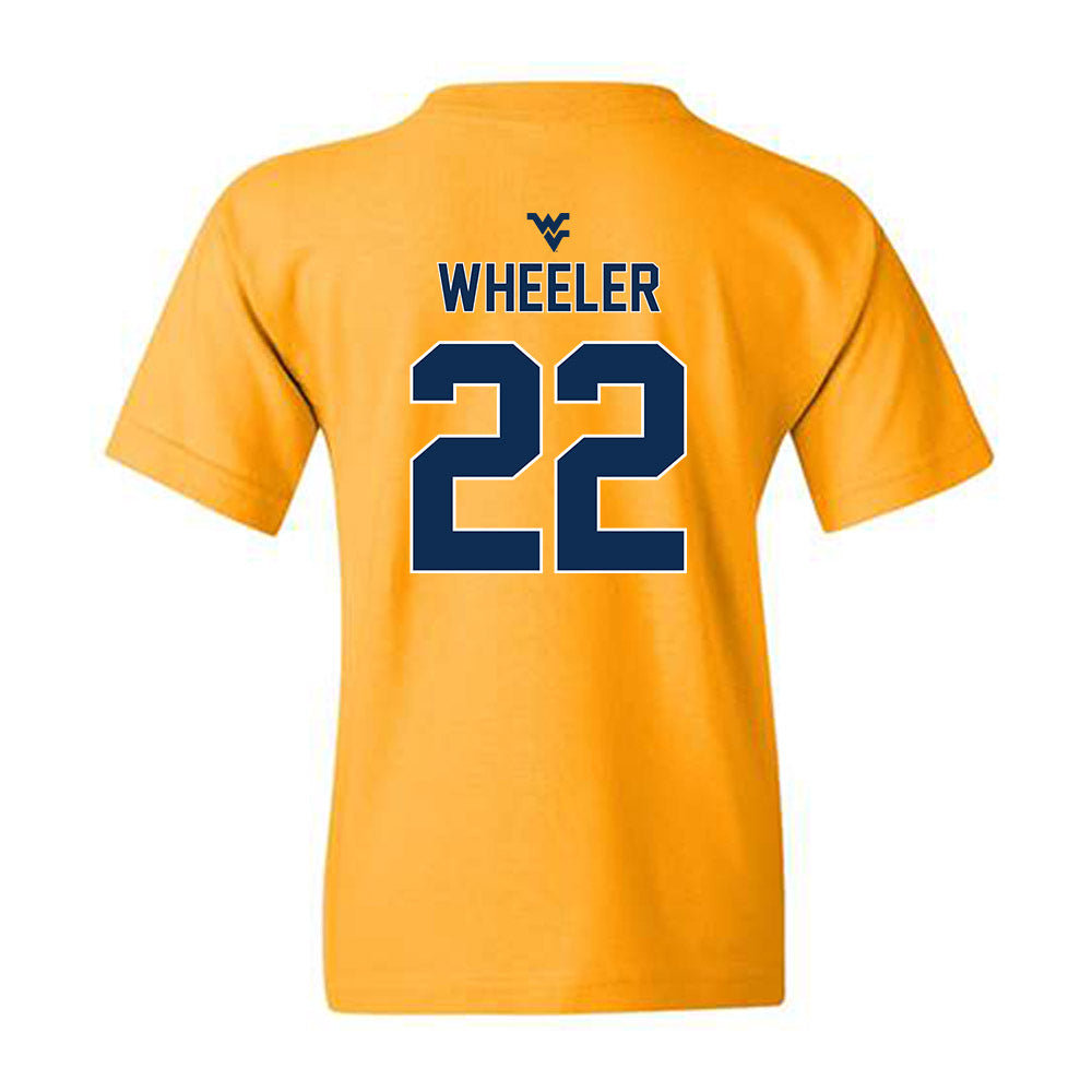 West Virginia - NCAA Women's Basketball : Kierra Wheeler - Classic Shersey Youth T-Shirt-1