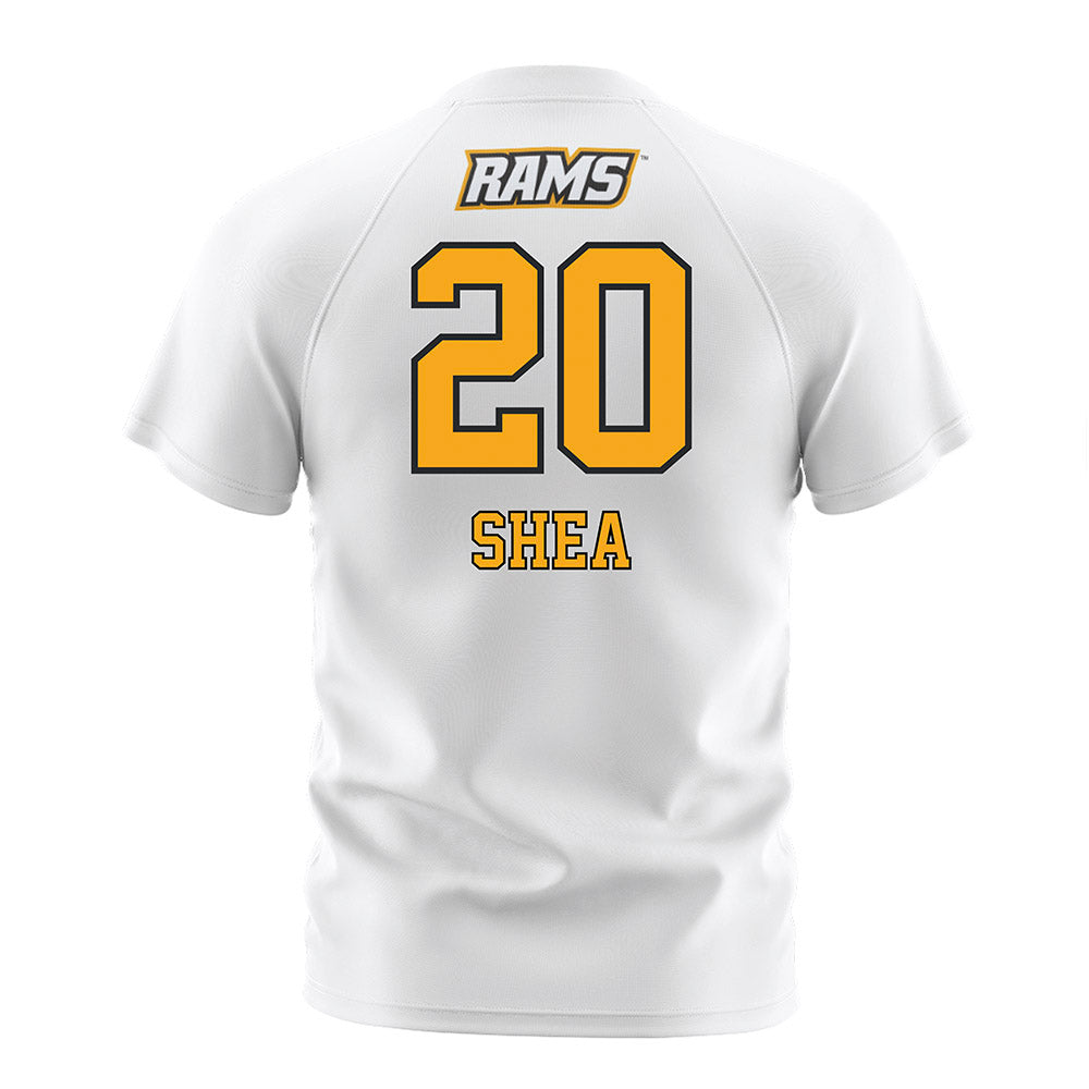 VCU - NCAA Men's Soccer : Emmett Shea - White Soccer Jersey-1