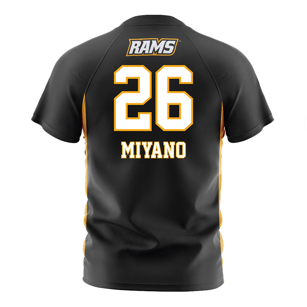 VCU - NCAA Men's Soccer : Hayato Miyano - Black Soccer Jersey-1