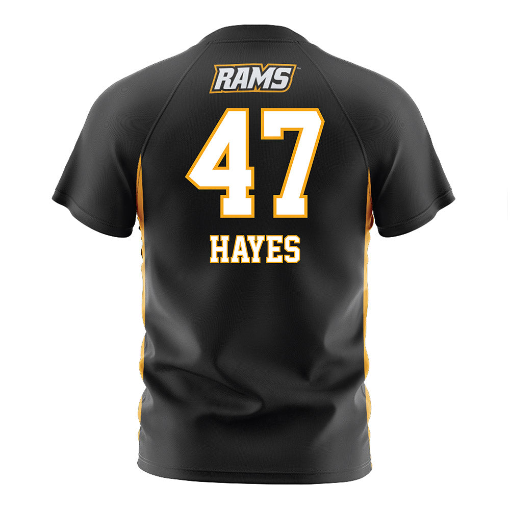 VCU - NCAA Men's Soccer : Nikita Hayes - Black Soccer Jersey-1