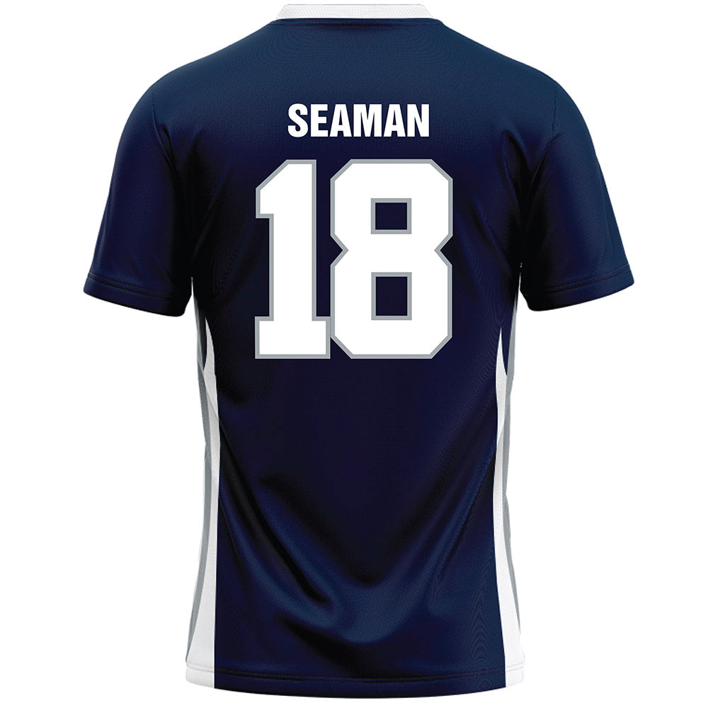 Monmouth - NCAA Men's Lacrosse : Gavin Seaman - Blue Lacrosse Jersey-1