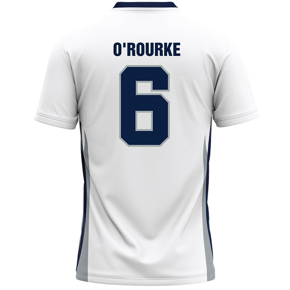 Monmouth - NCAA Men's Lacrosse : Ryan O'Rourke - White Lacrosse Jersey-1