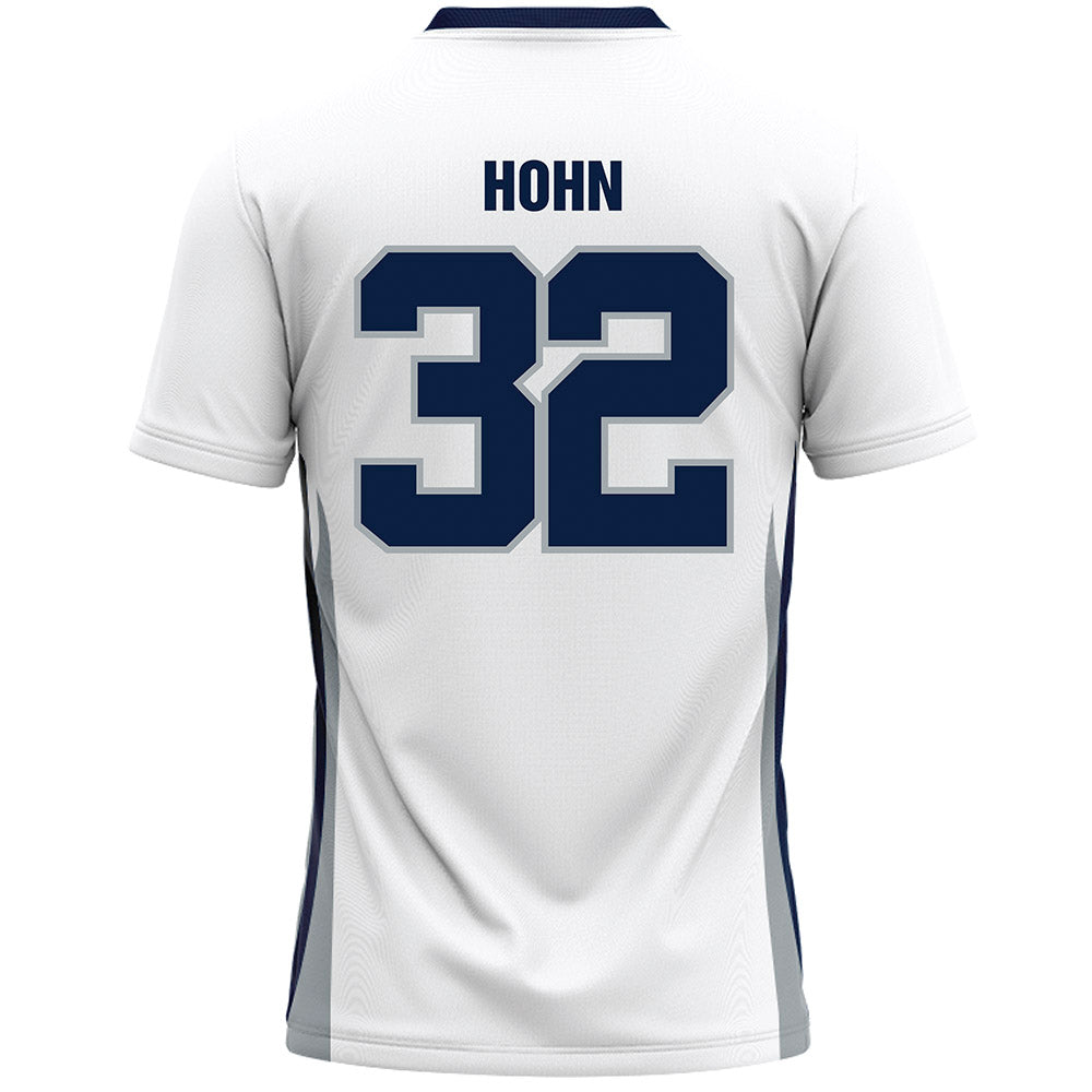 Monmouth - NCAA Men's Lacrosse : William Hohn - White Lacrosse Jersey