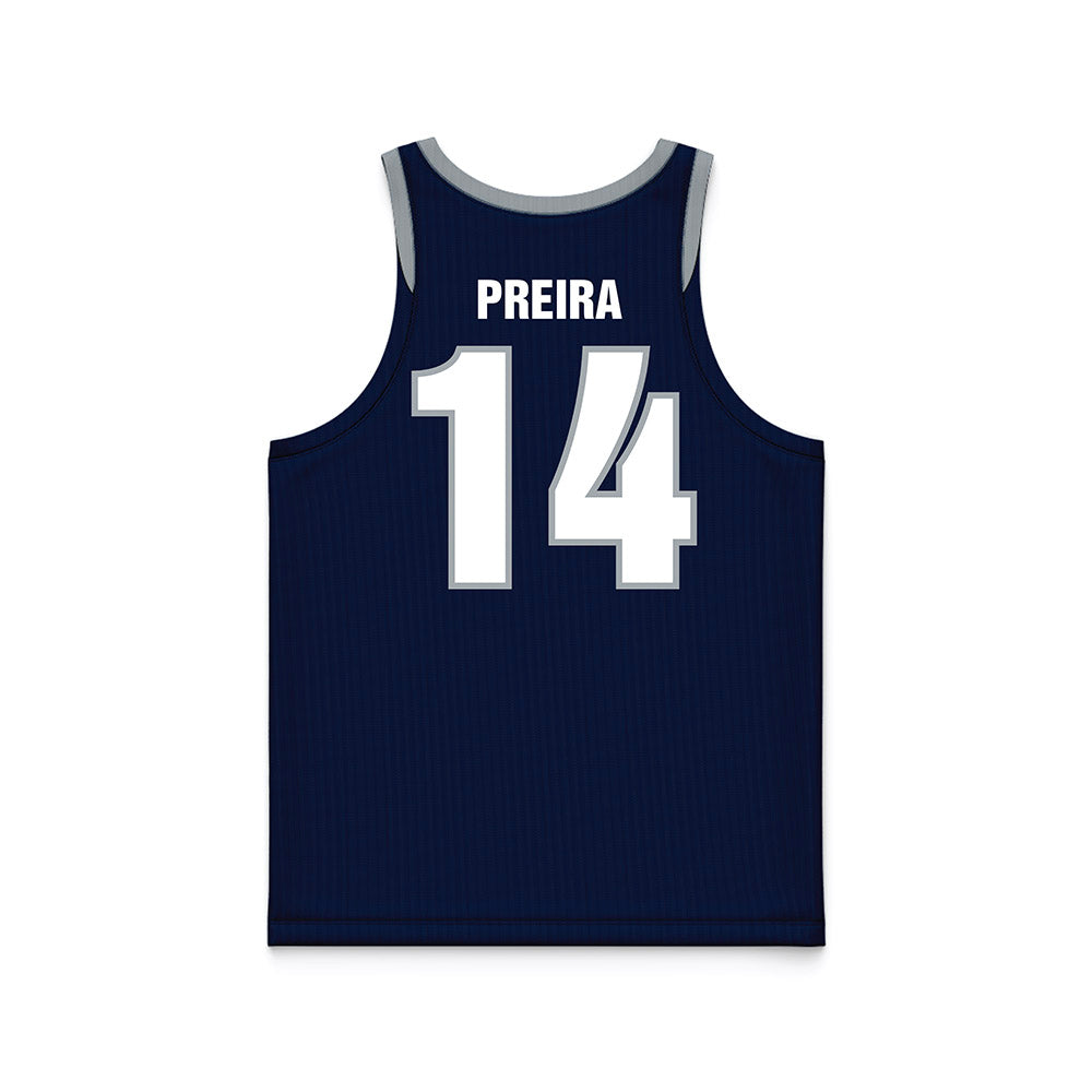 Monmouth - NCAA Women's Basketball : Kellyn Preira - Blue Basketball Jersey-1