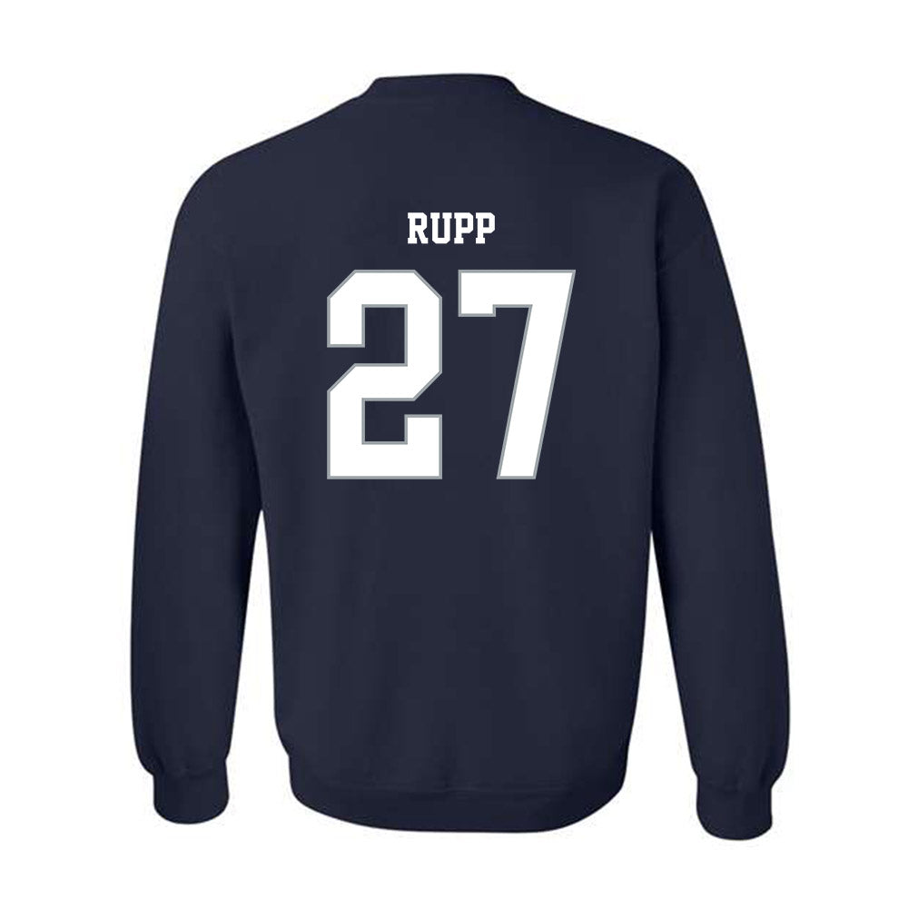 Monmouth - NCAA Men's Lacrosse : Aidan Rupp - Blue Crewneck Sweatshirt-1
