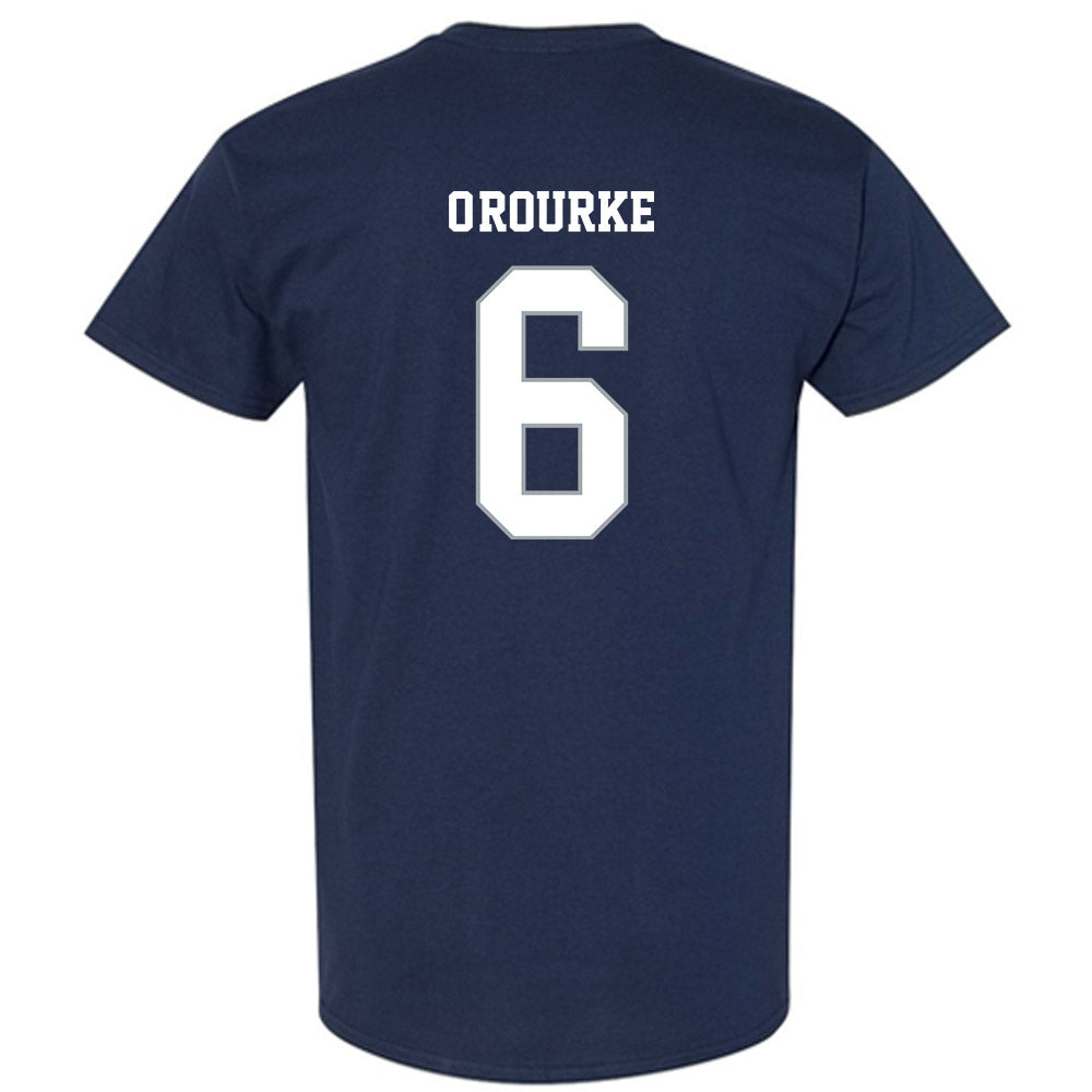 Monmouth - NCAA Men's Lacrosse : Ryan O'Rourke - Blue T-Shirt-1