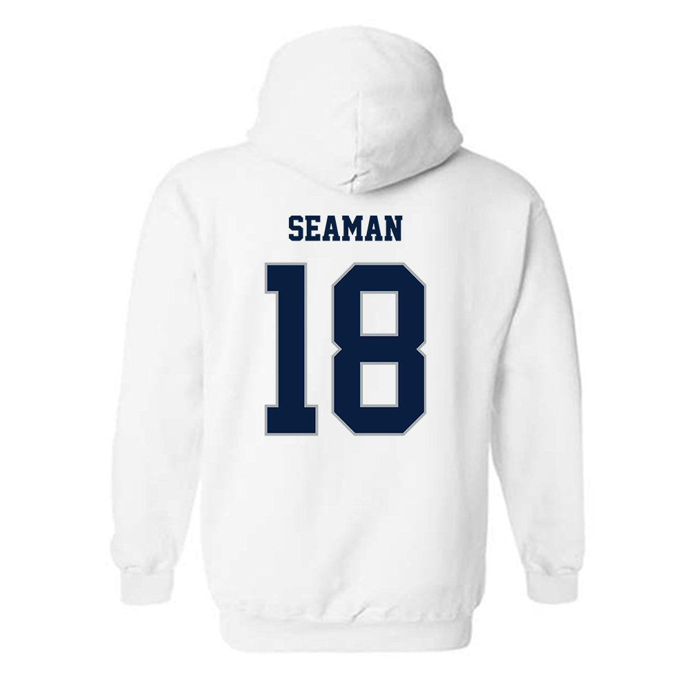 Monmouth - NCAA Men's Lacrosse : Gavin Seaman - Replica Shersey Hooded Sweatshirt-1