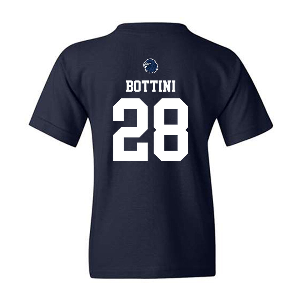 Monmouth - NCAA Men's Soccer : Jasen Bottini - Blue Youth T-Shirt-1