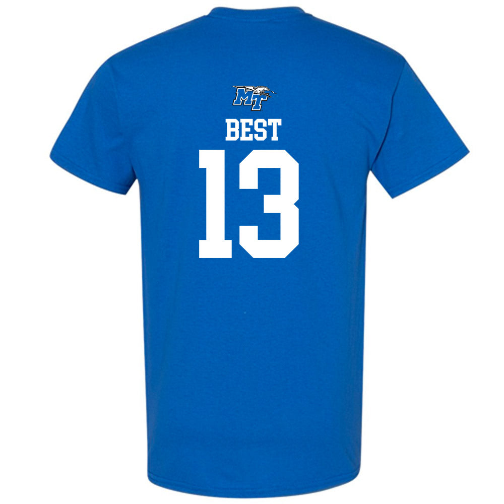 MTSU - NCAA Women's Soccer : Olivia Best - Replica Shersey T-Shirt-1