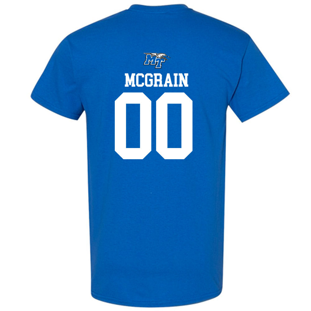 MTSU - NCAA Women's Soccer : Emily McGrain - Replica Shersey T-Shirt-1