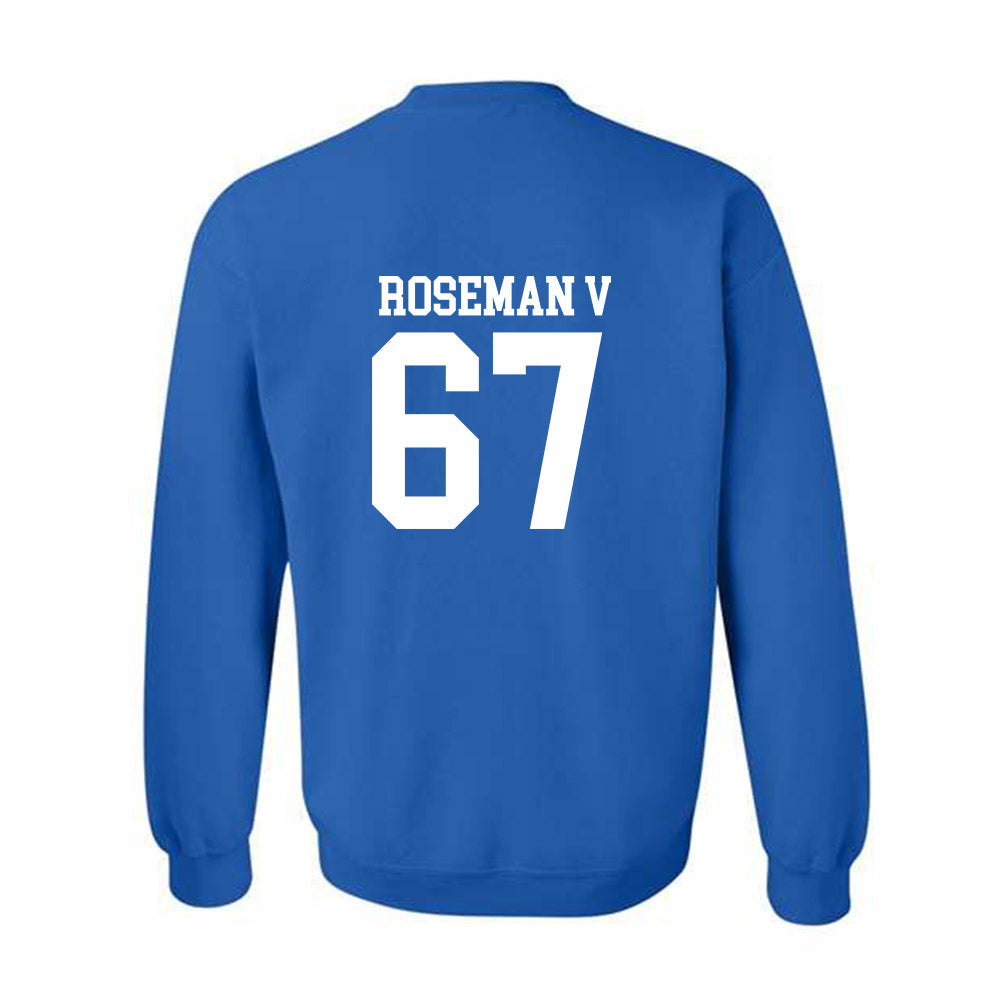 MTSU - NCAA Football : Archie Roseman V - Replica Shersey Crewneck Sweatshirt-1