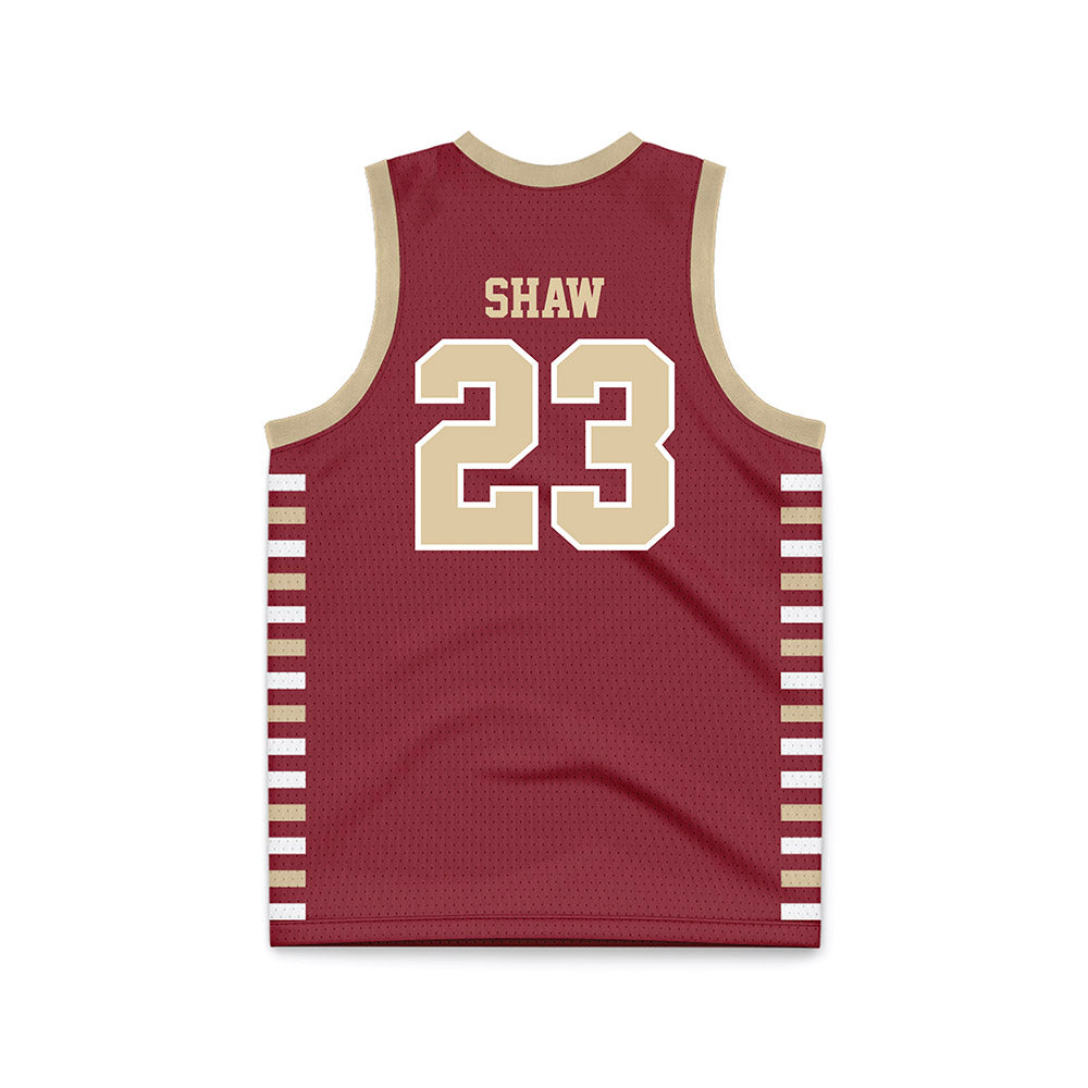 Boston College - NCAA Men's Basketball : Aidan Shaw - Maroon Basketball Jersey-1
