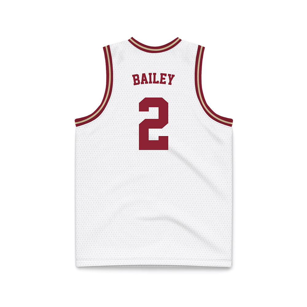 Boston College - NCAA Men's Basketball : Jack Bailey - White Throwback Basketball Jersey-1