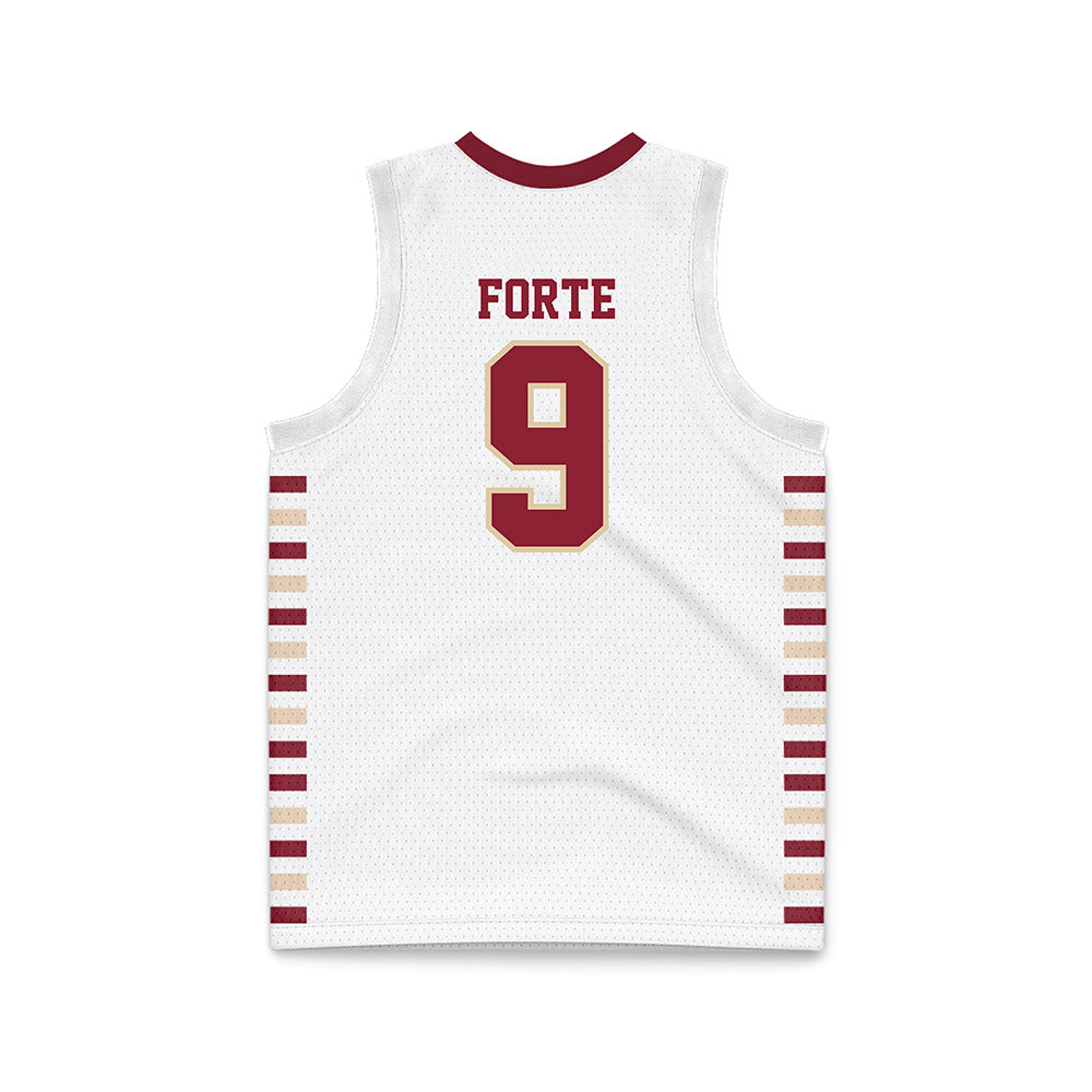 Boston College - NCAA Men's Basketball : Chase Forte - White Basketball Jersey-1