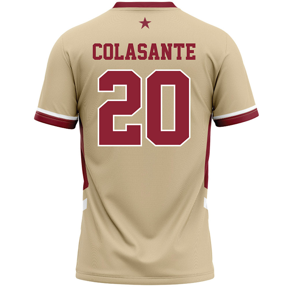 Boston College - NCAA Women's Lacrosse : Lydia Colasante - Gold Lacrosse Jersey -1