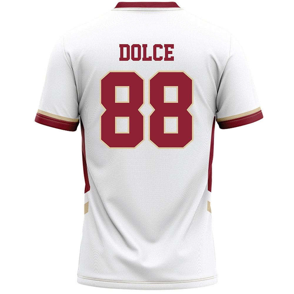 Boston College - NCAA Women's Lacrosse : Shea Dolce - White Lacrosse Jersey -1
