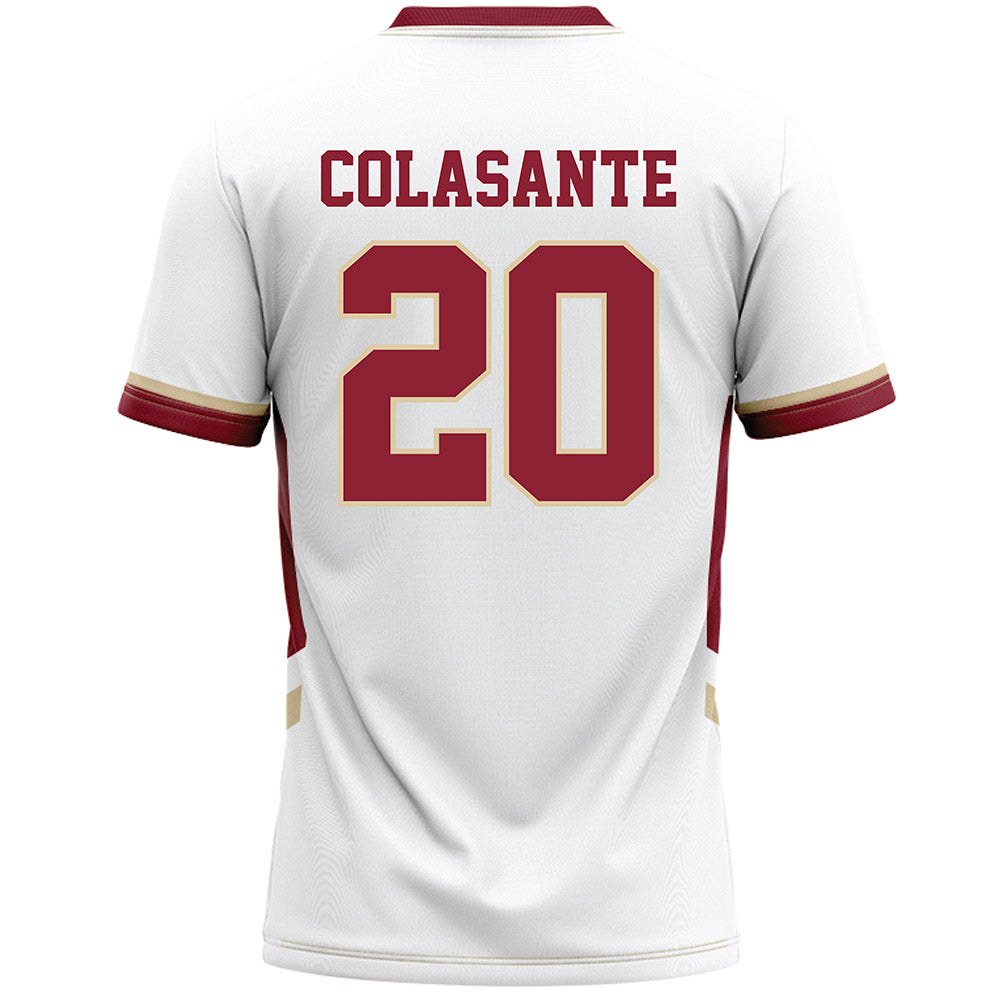 Boston College - NCAA Women's Lacrosse : Lydia Colasante - White Lacrosse Jersey -1