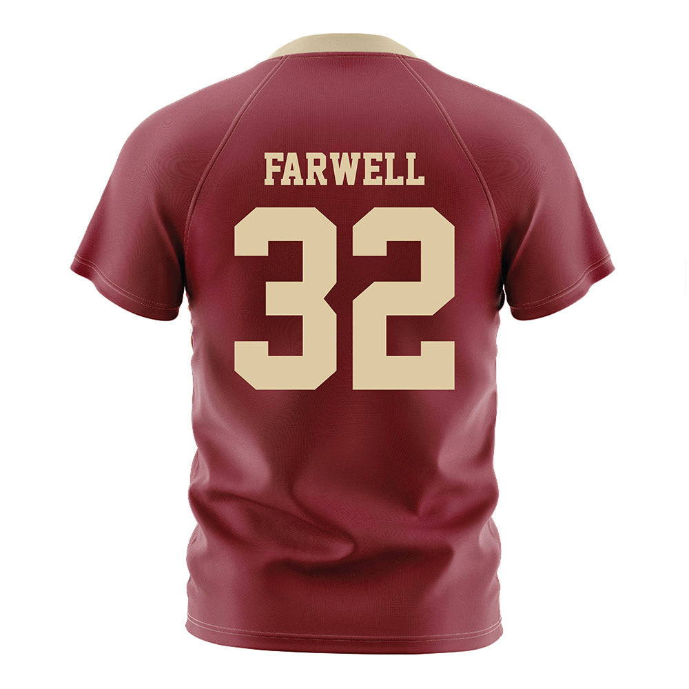 Boston College - NCAA Men's Soccer : Aidan Farwell - Maroon Soccer Jersey-1