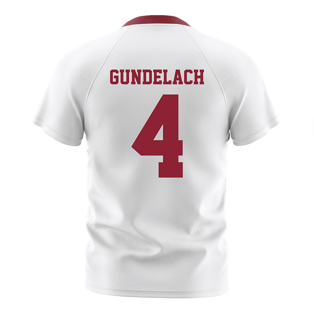 Boston College - NCAA Men's Soccer : Moritz Gundelach - White Soccer Jersey-1